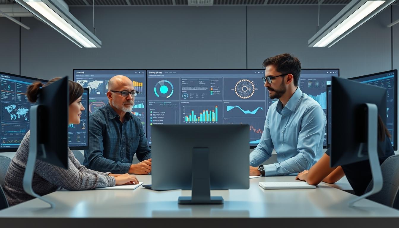 Enterprise software dashboards and business process automation